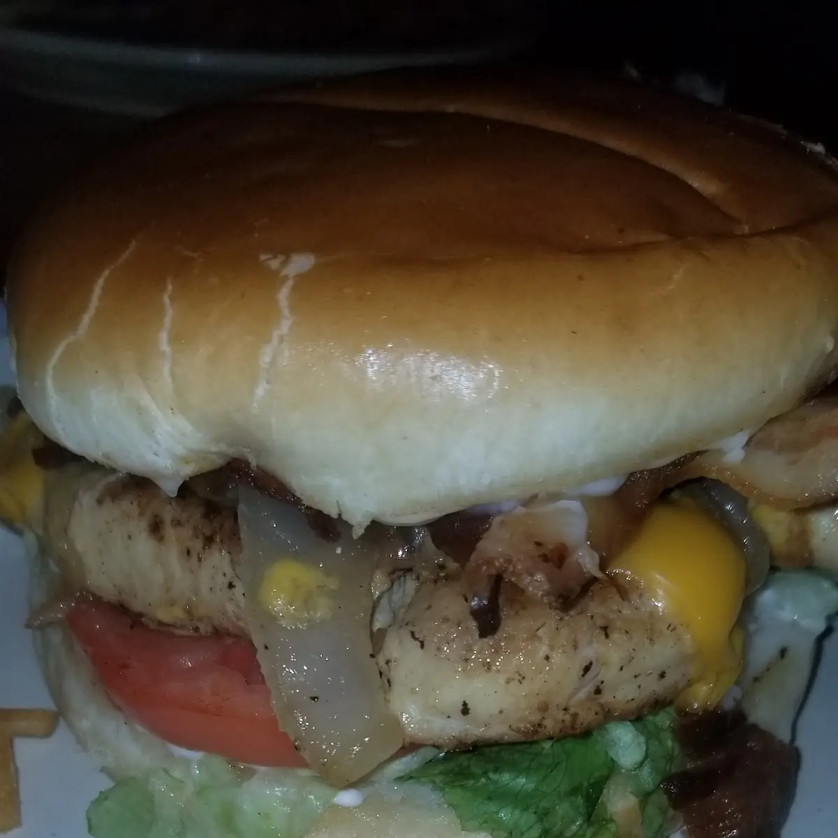 Grilled Chicken Grilled Onions