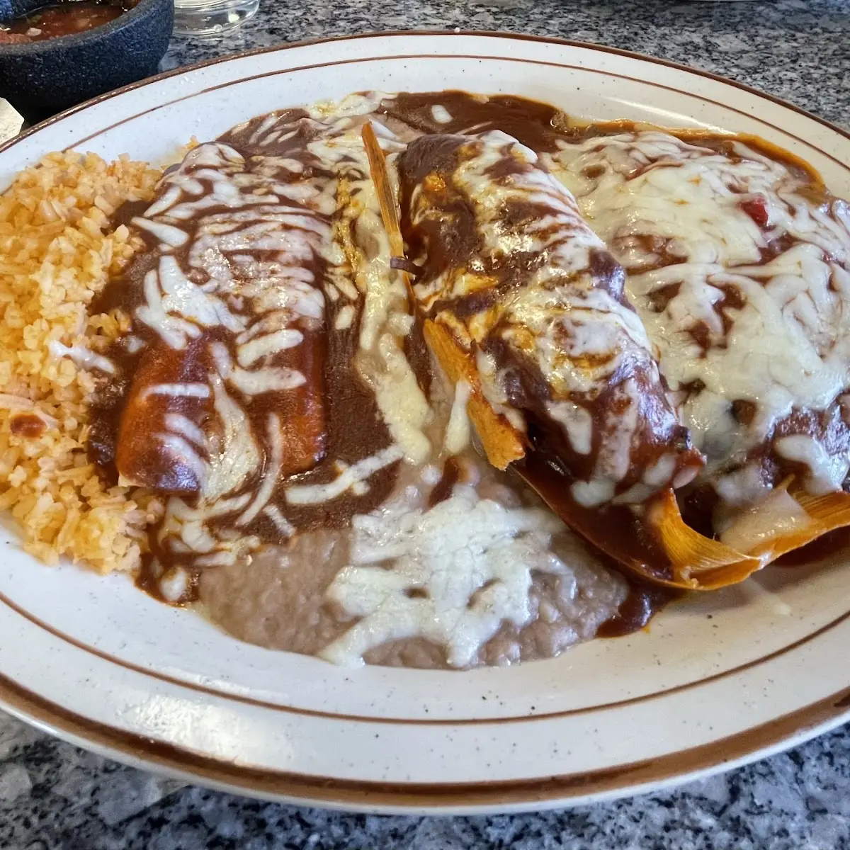 Mole Enchiladas