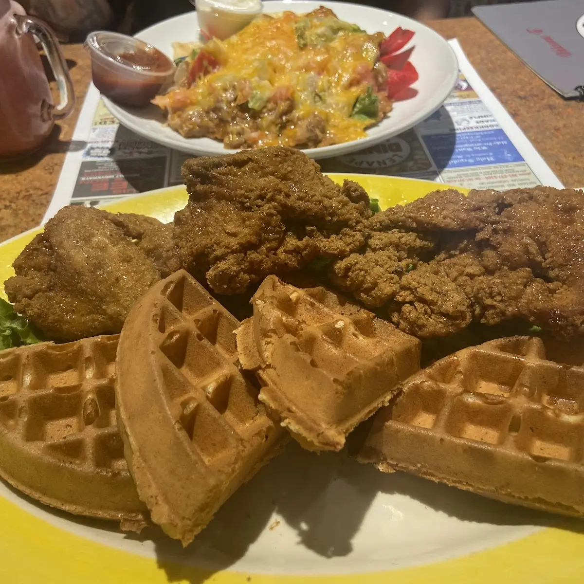 Chicken & Waffle Breakfast