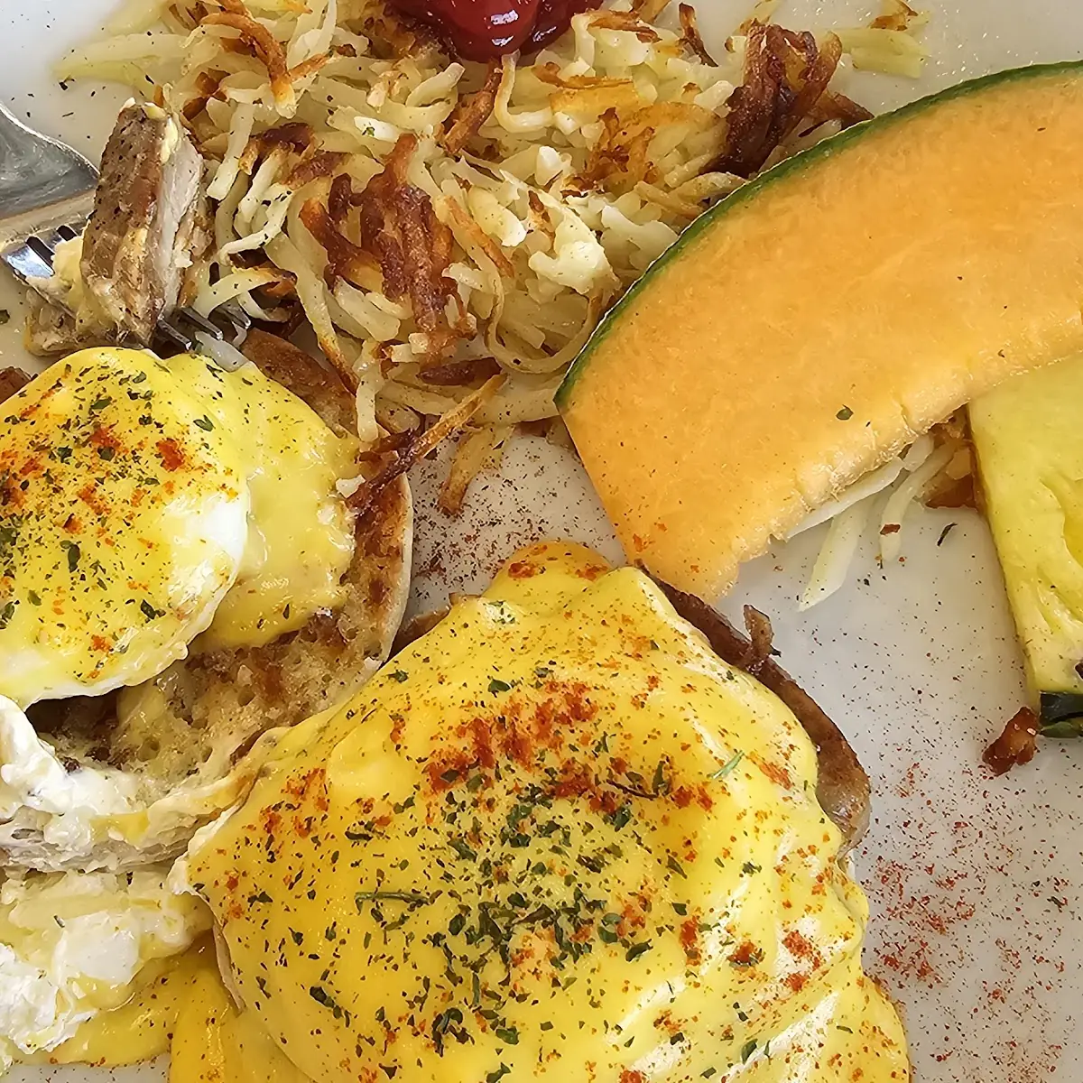 Pork Belly Eggs Benedict