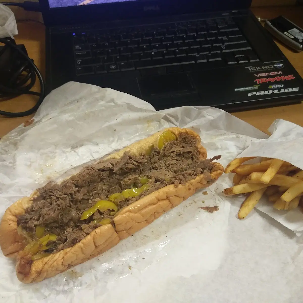 Philly Cheese Steak w Banana Peppers