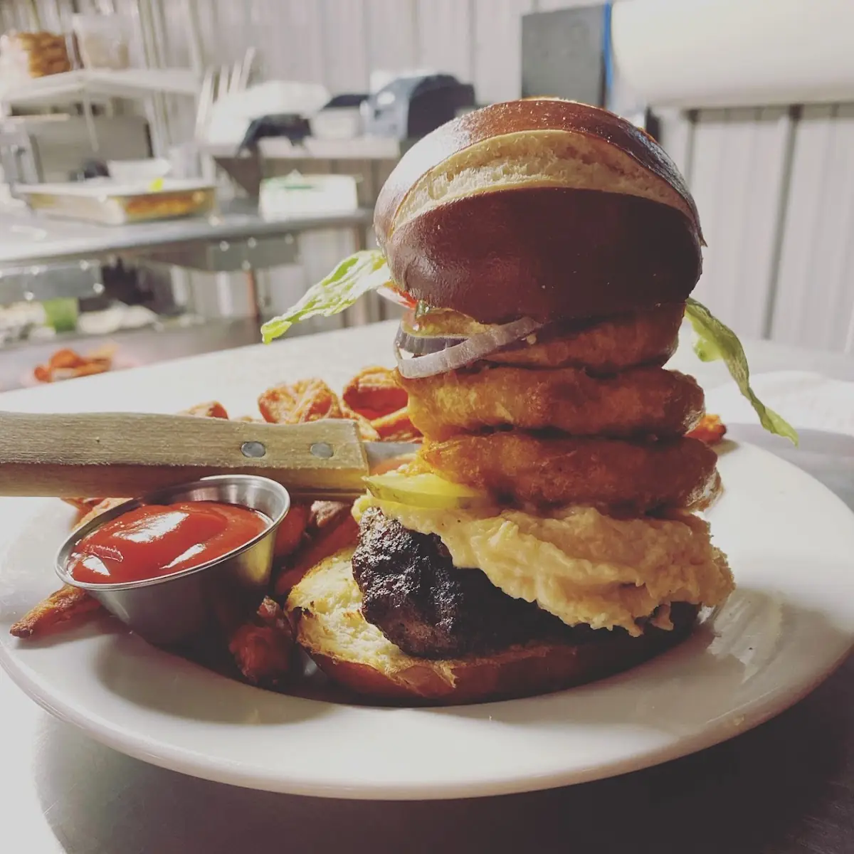 Roaring Thunder Bison Burger