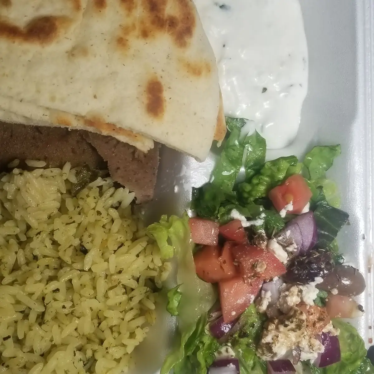 Lamb Gyro Plate