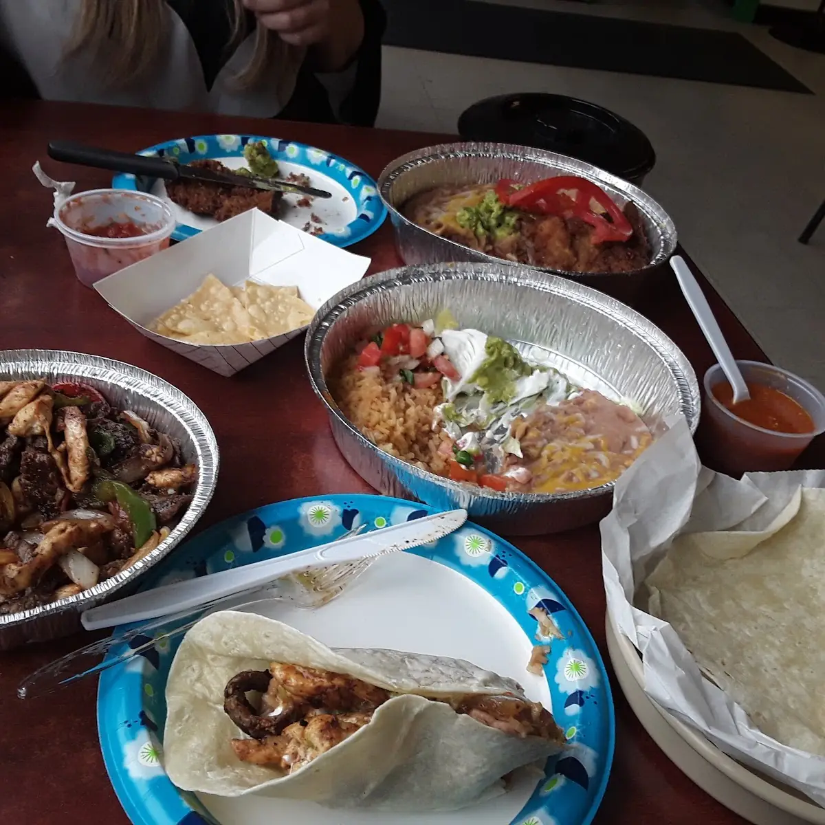 Chicken and Steak Fajitas