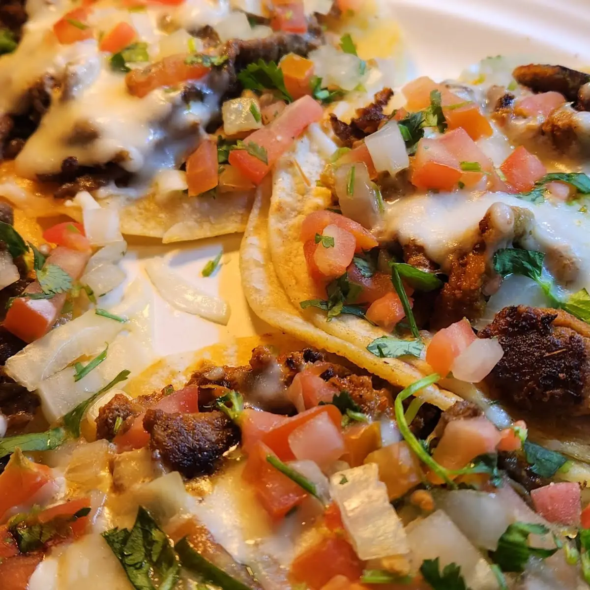 Cheesy Carne Asada Taco