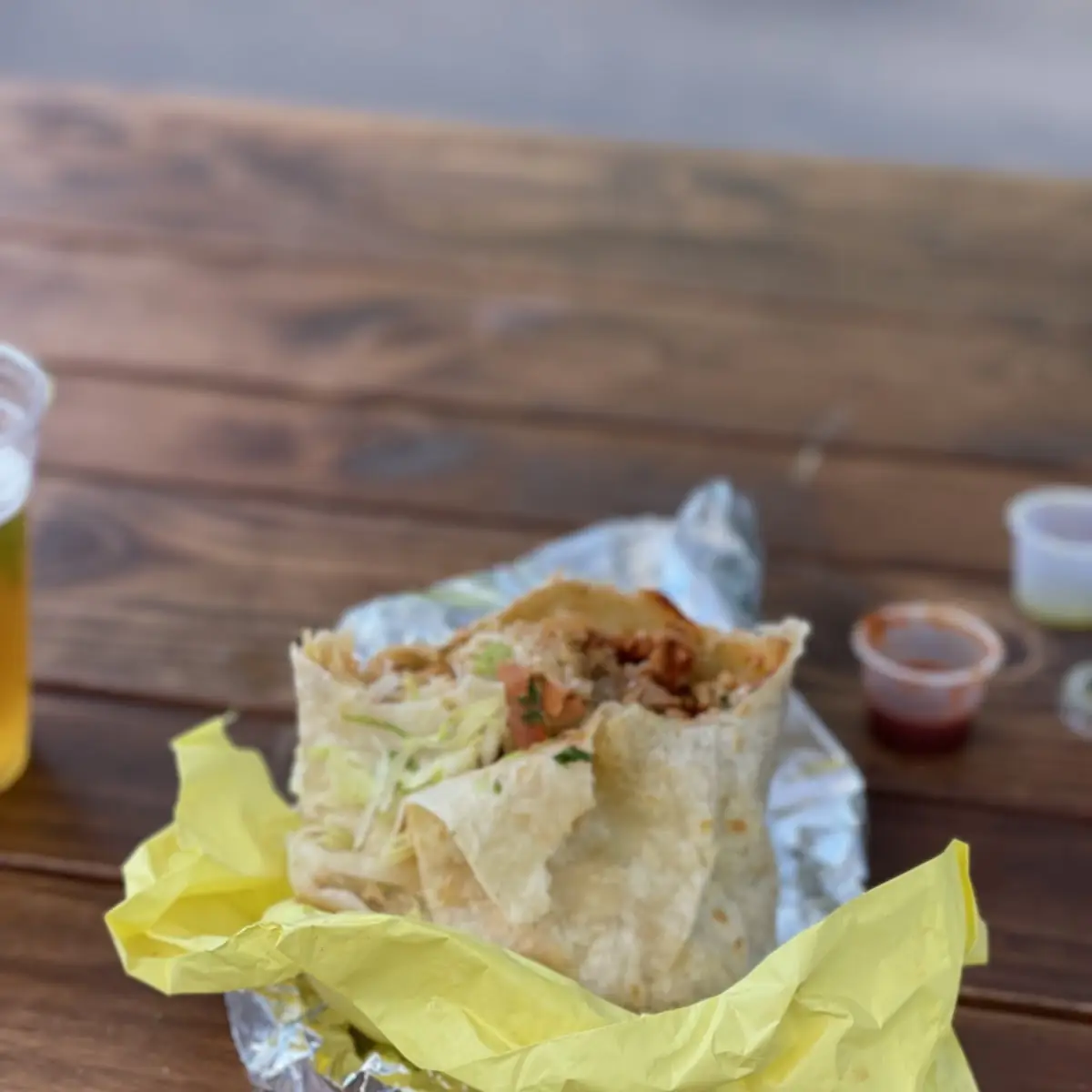 Shredded Beef Burrito