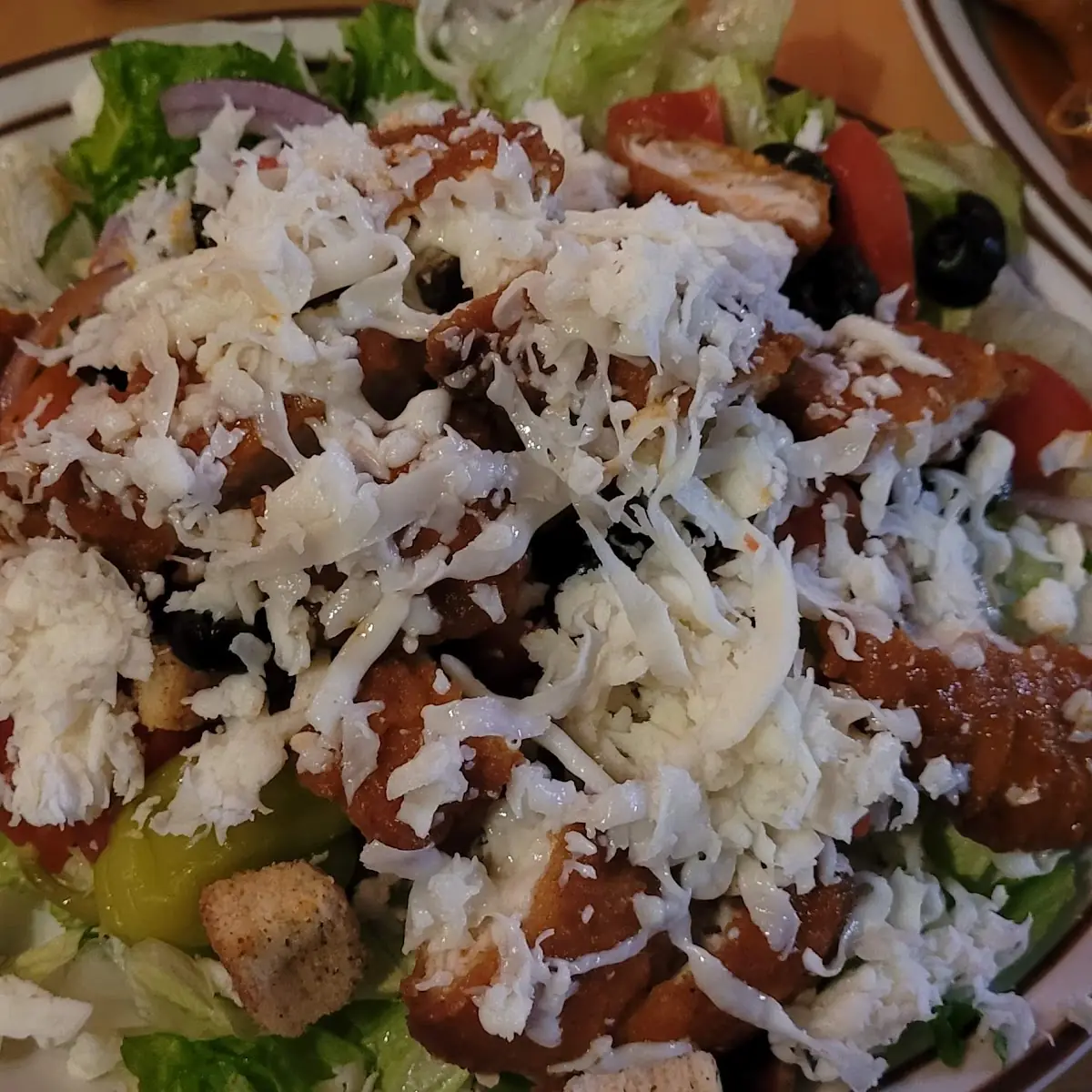 Chicken Tender Salad Extra Hot