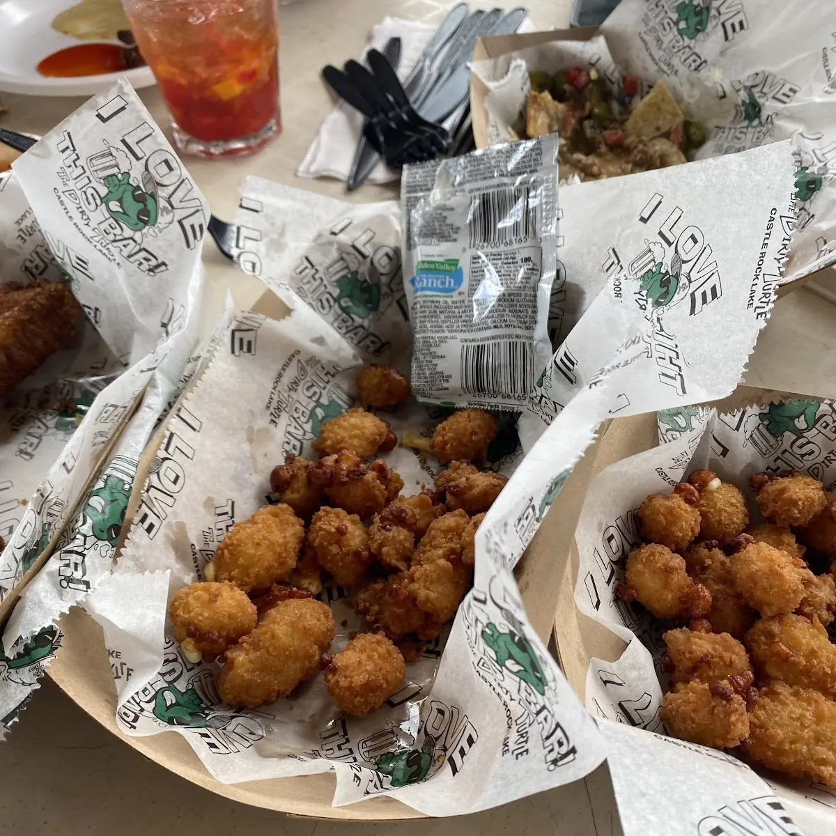 Wings and Cheese Curds