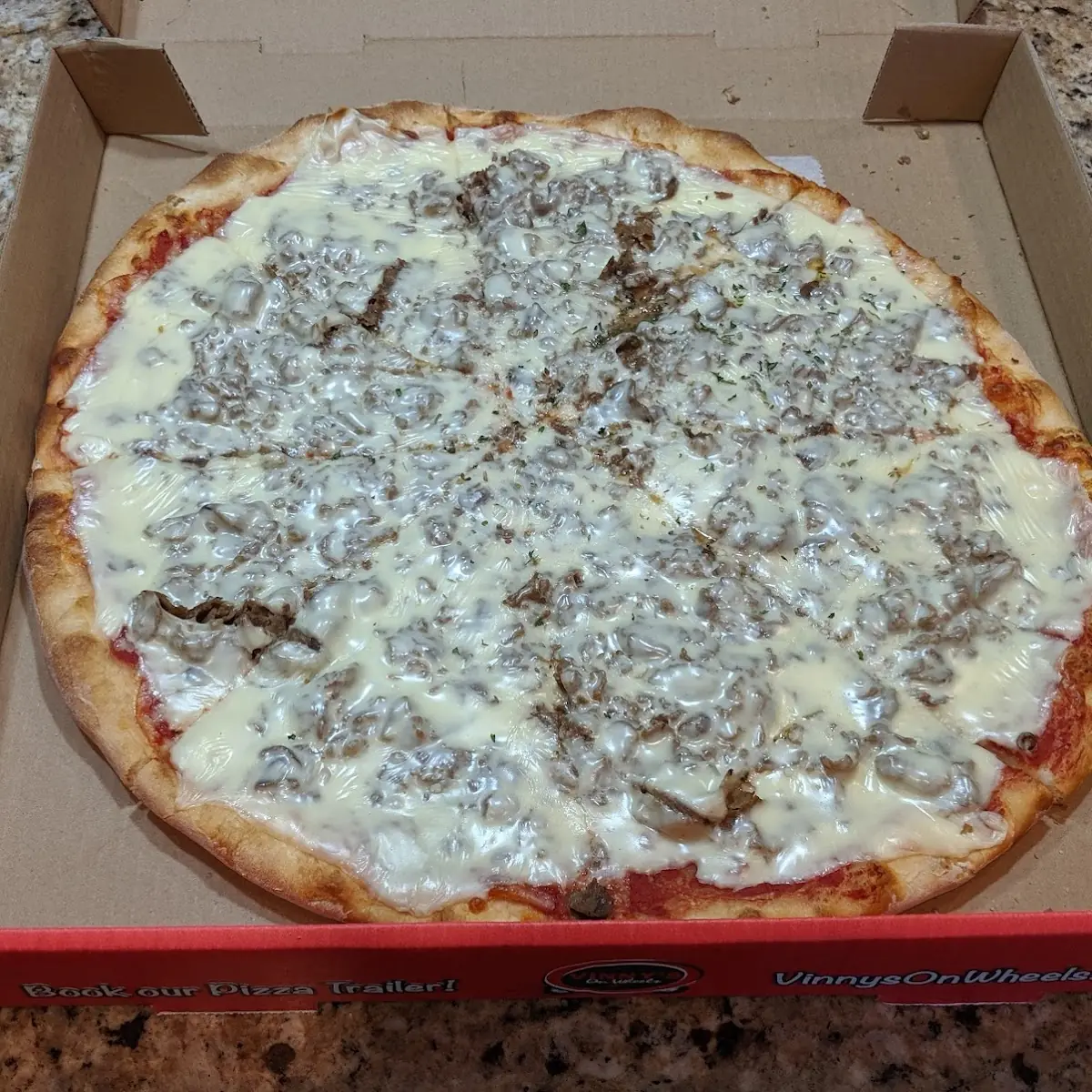 Large Cheesesteak Pizza