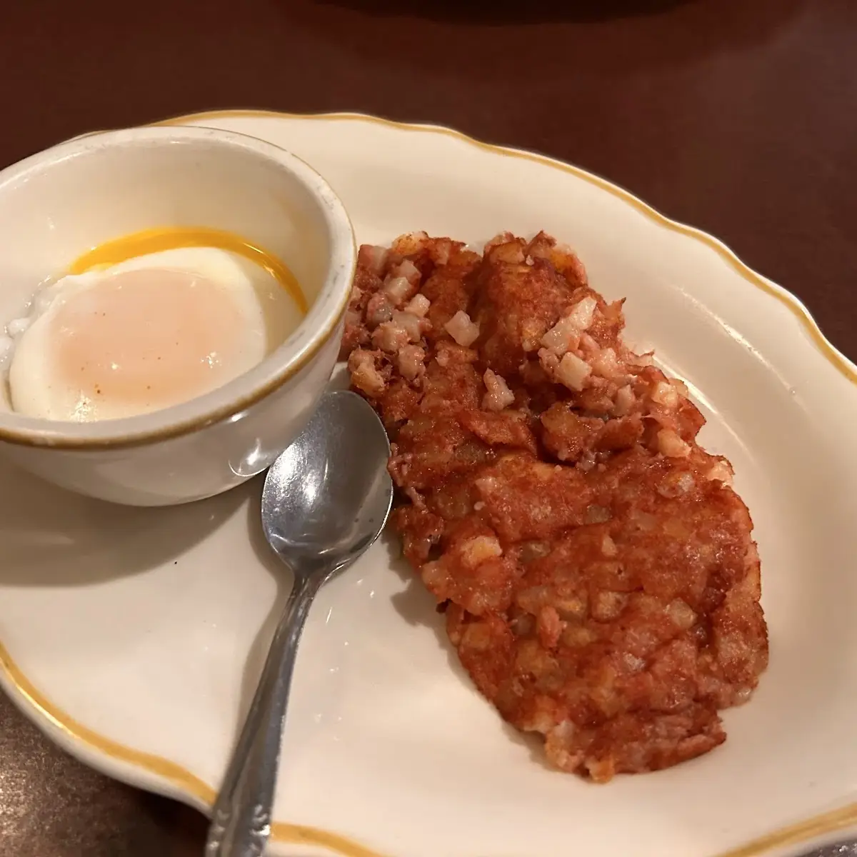 Corned Beef Hash and Poached Eggs