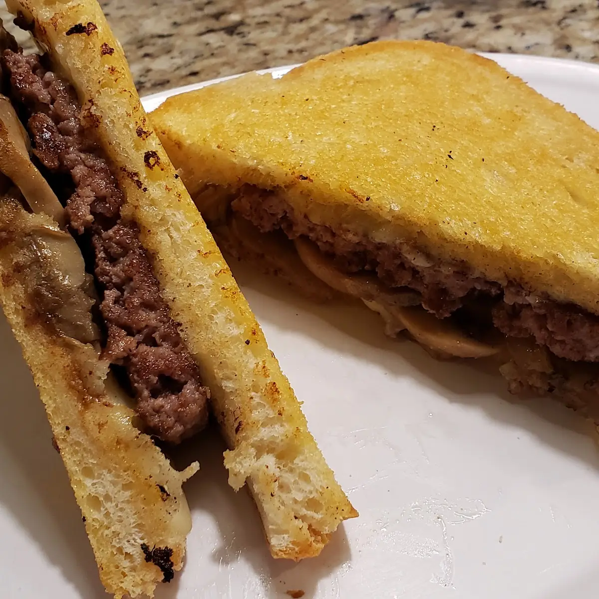Undercooked Patty Melt