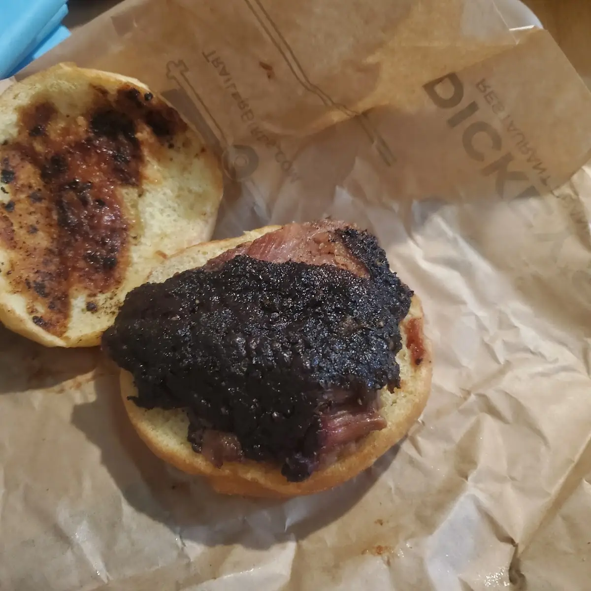 Brisket Burnt Ends Sandwich