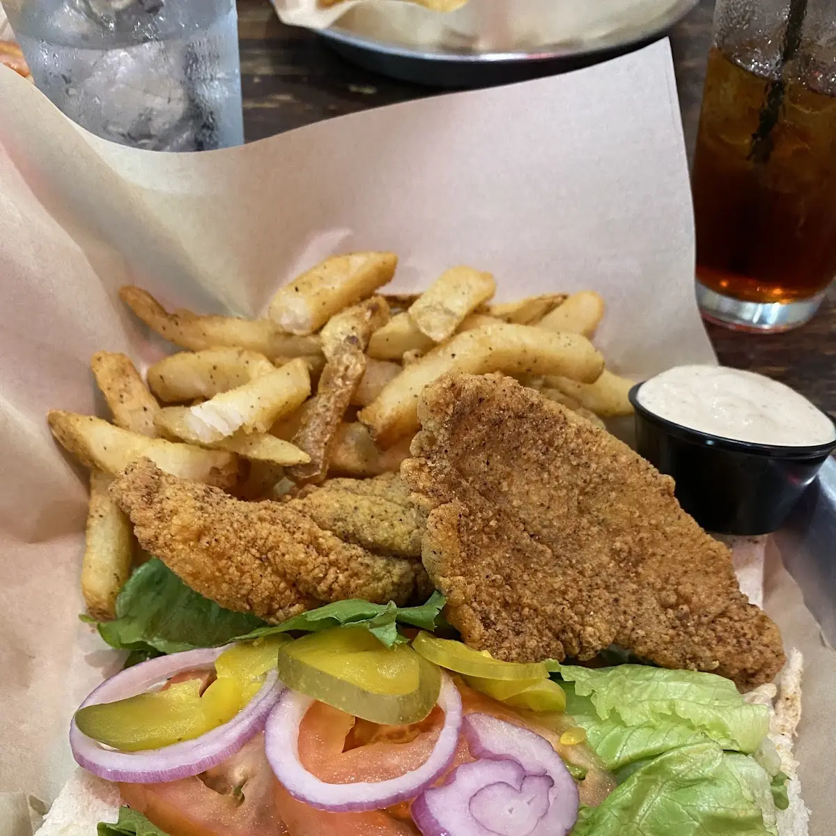 Catfish PO'Boy Sandwich