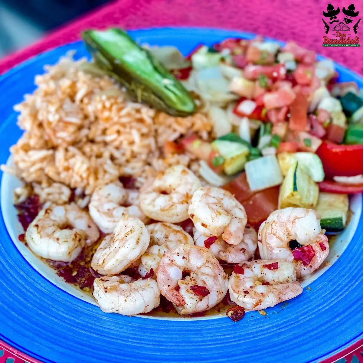 Carne Asada with Shrimp