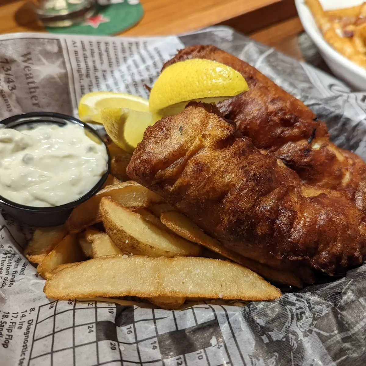 Beer Battered Fish & Chips