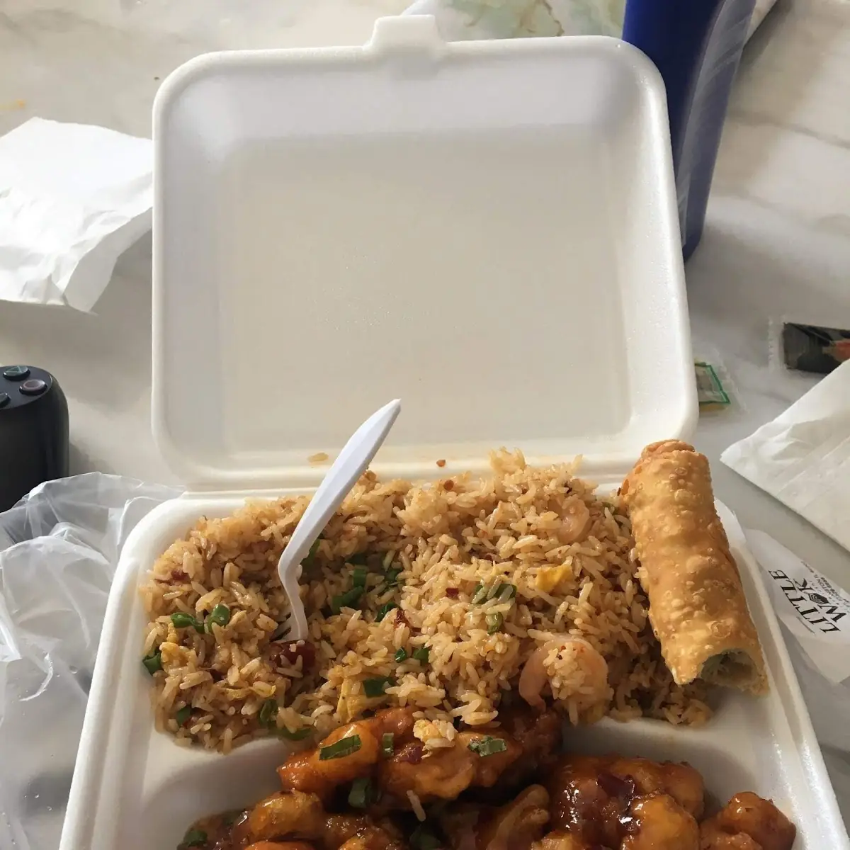 Orange Chicken and Fried Rice