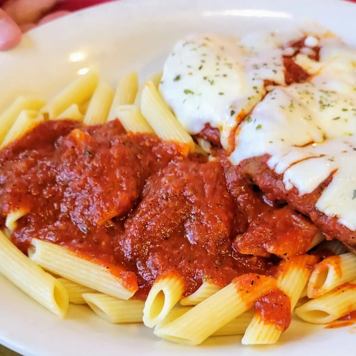Fresh Veal Parmigiana Dinner