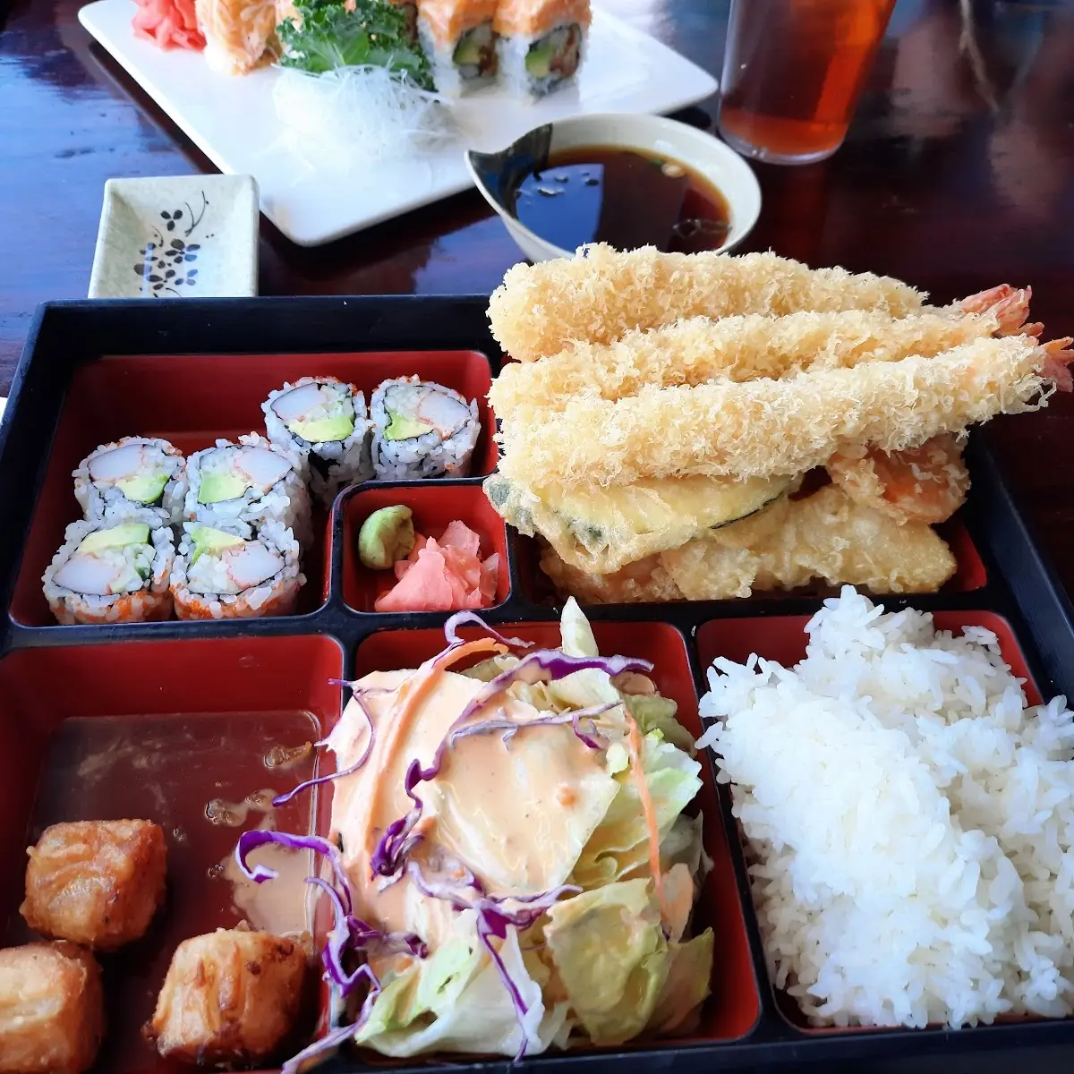 Shrimp & Vegetable Tempura Bento Box