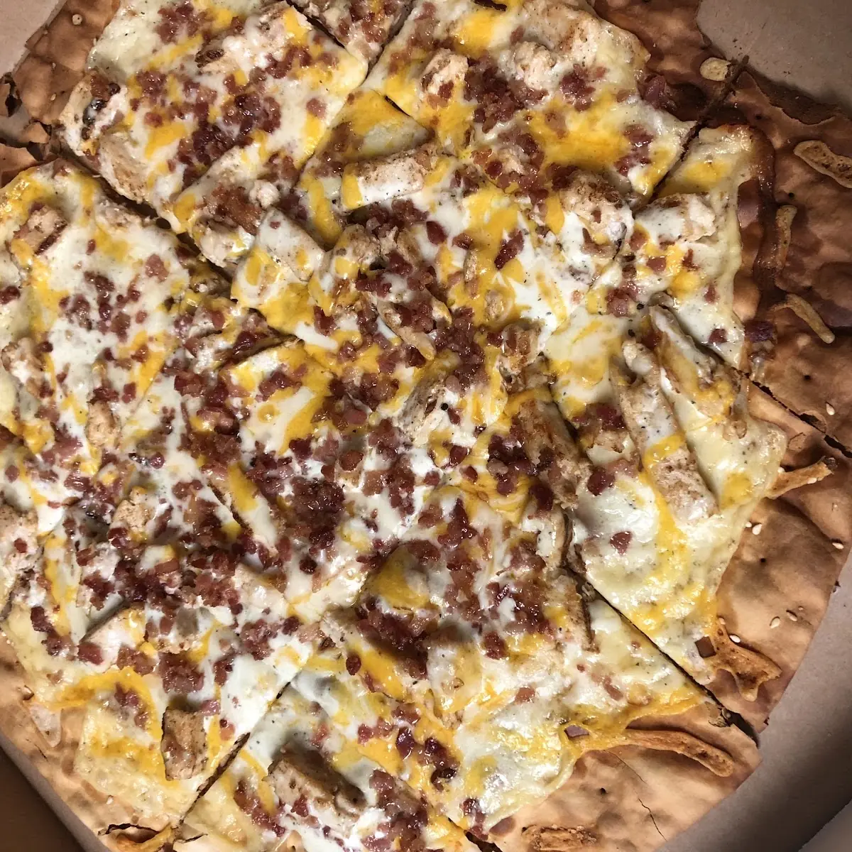 Chicken Bacon Ranch Pizza