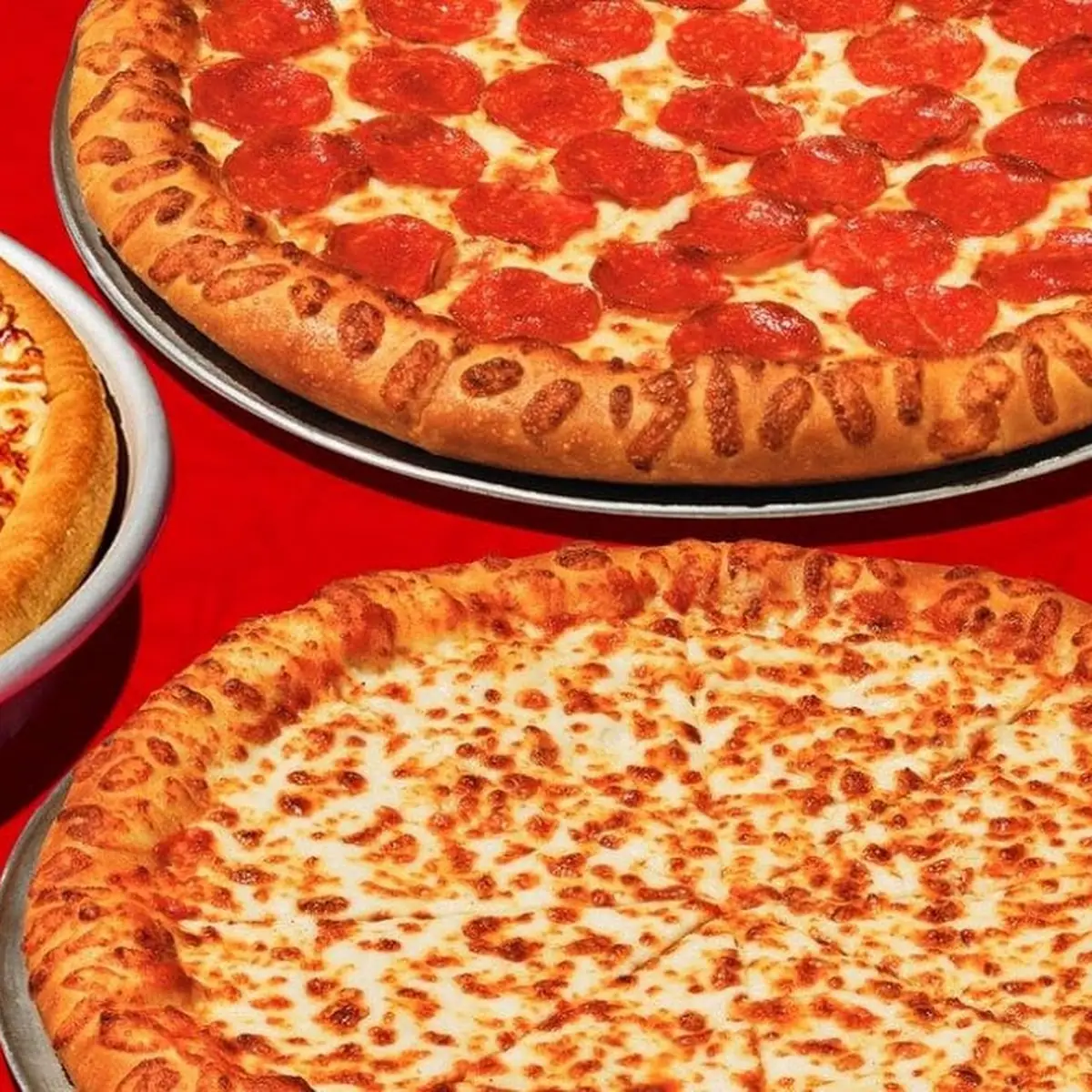 Large Extra Pepperoni Garlic Crust Pizza