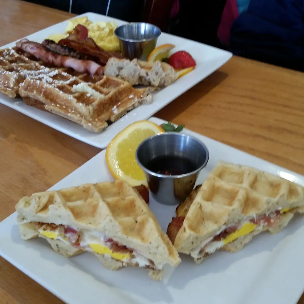 Waffle Breakfast Sandwich