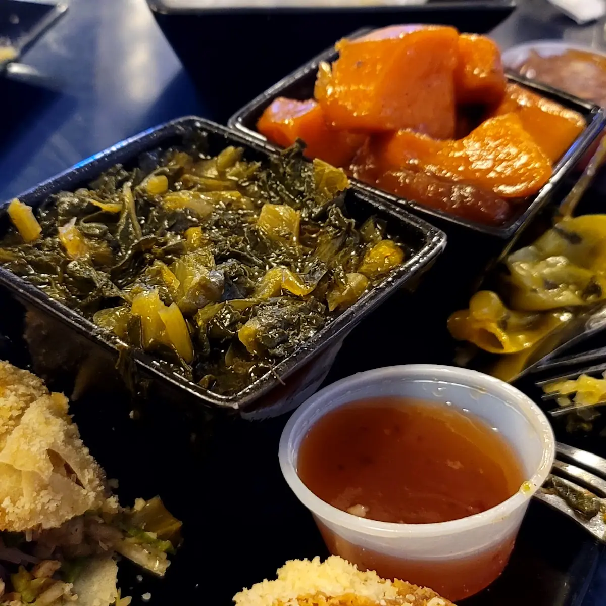 Greens and Sweet Potato