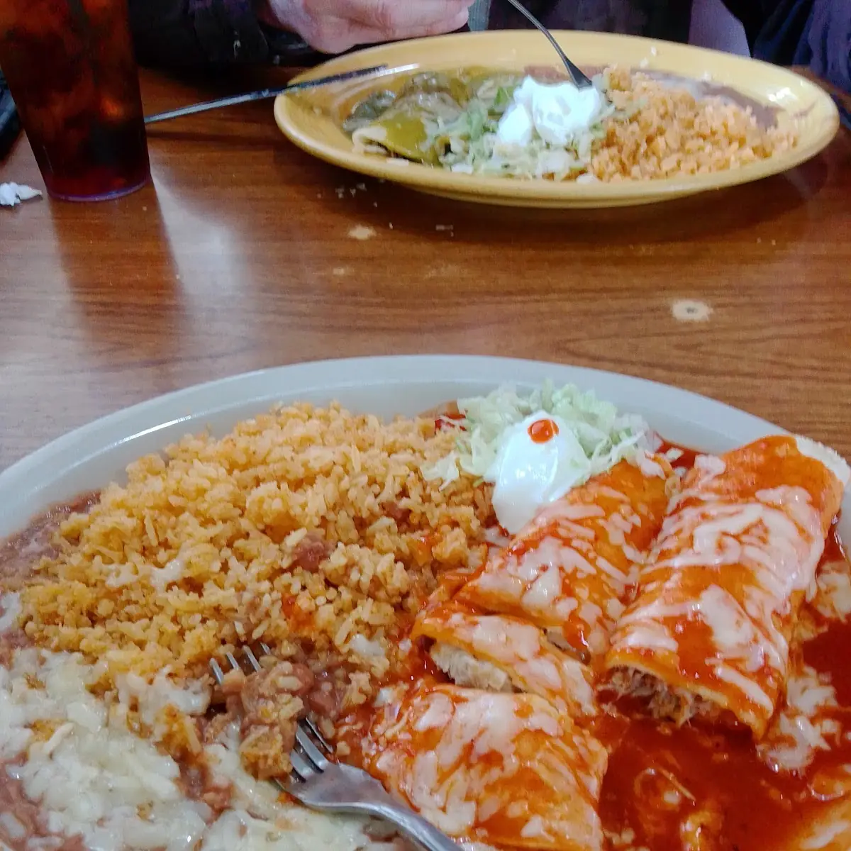 Chile Relleno Rice and Beans