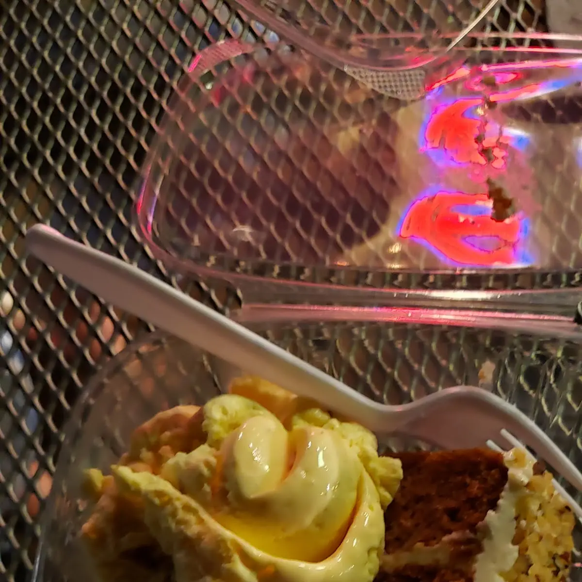 Carrot Cake and Butter Pecan Ice Cream