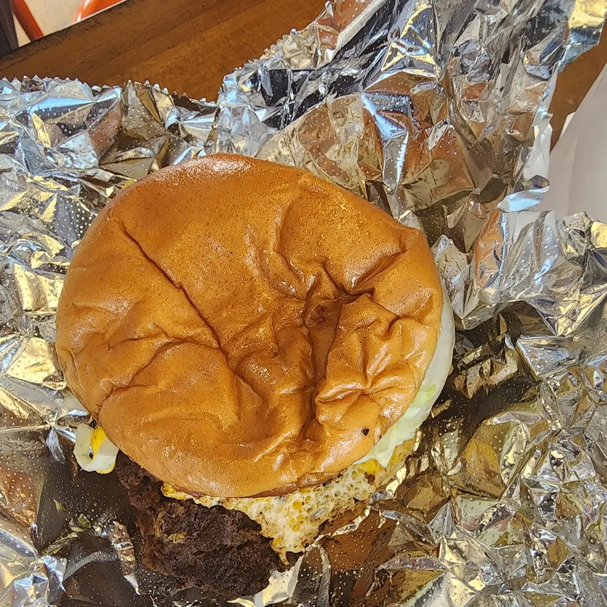 Jumbo Bacon Cheeseburger and Egg