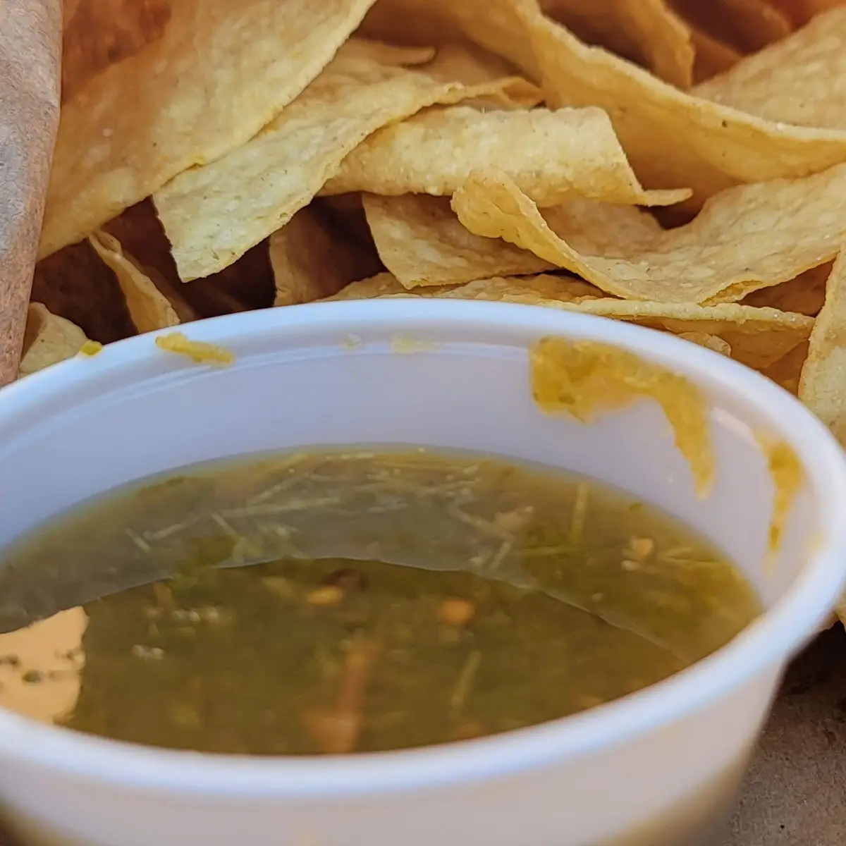 Chips and Salsa Verde
