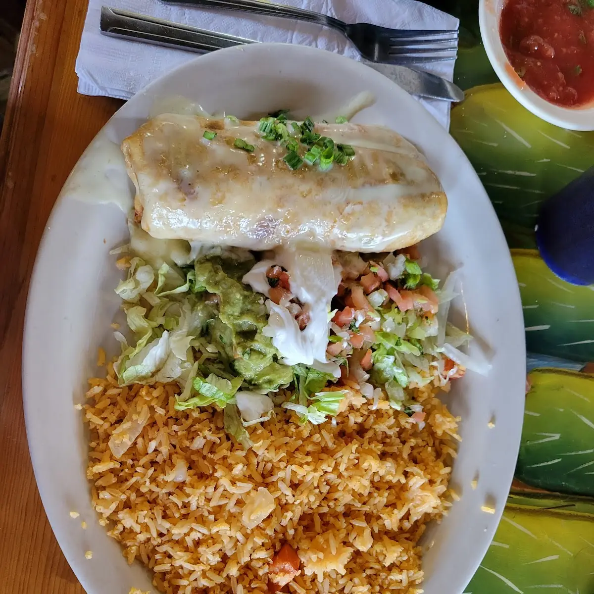 Guadalajara with 2 Cheese Enchiladas