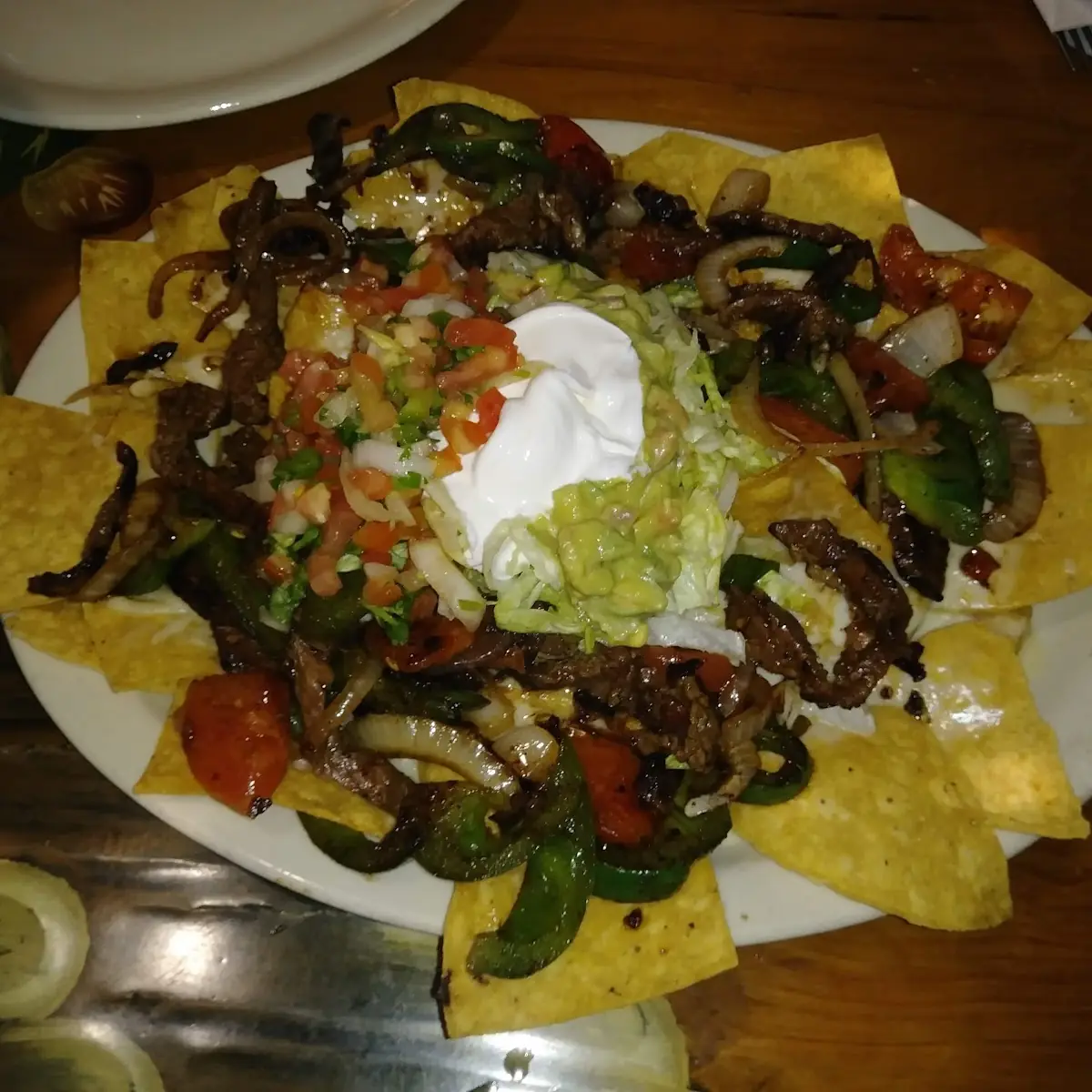 Steak Fajitas Nachos