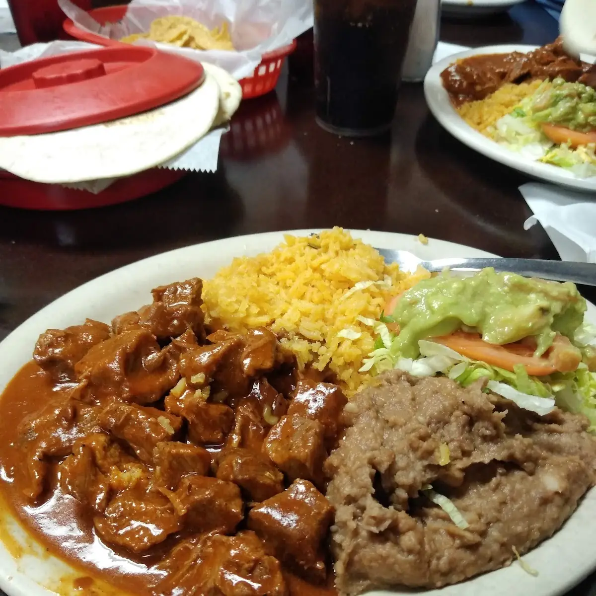 Carne Guisada Plate