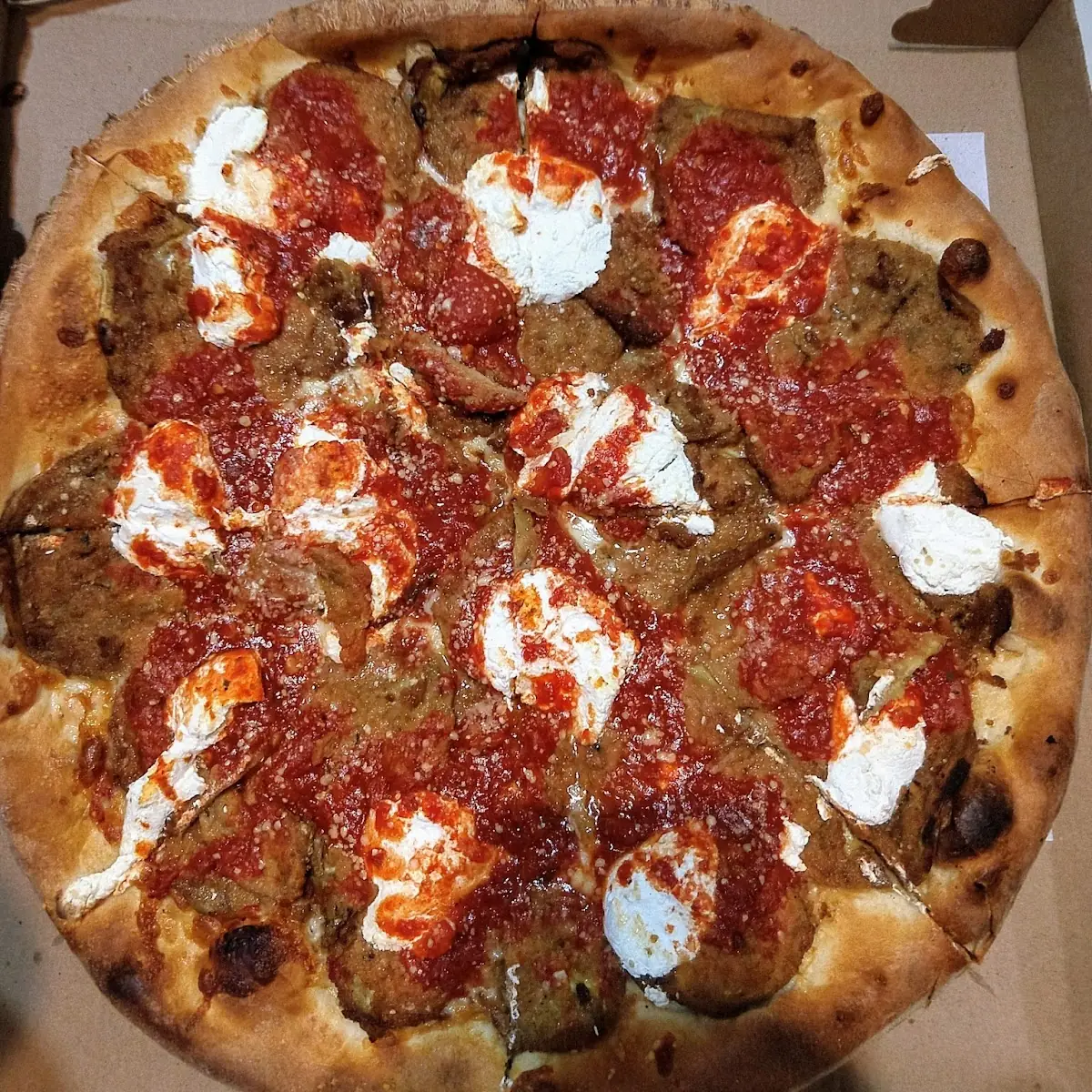 Eggplant Parmesan Pizza