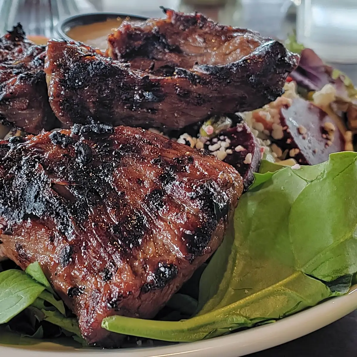 Beet Salad with Steak Tips