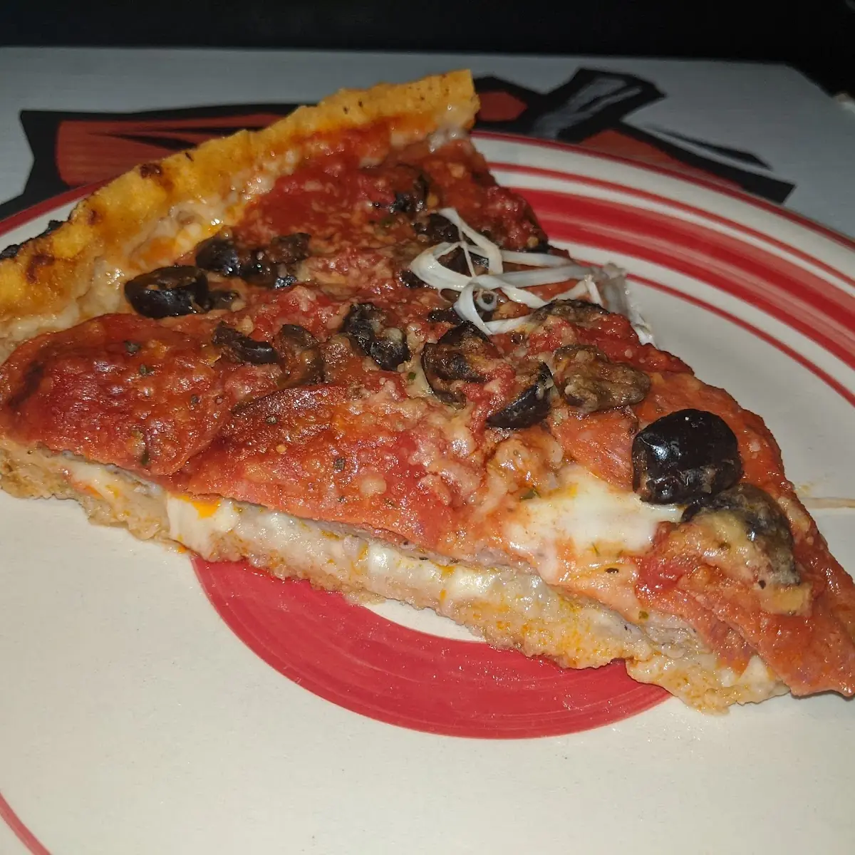 Pepperoni and Black Olives