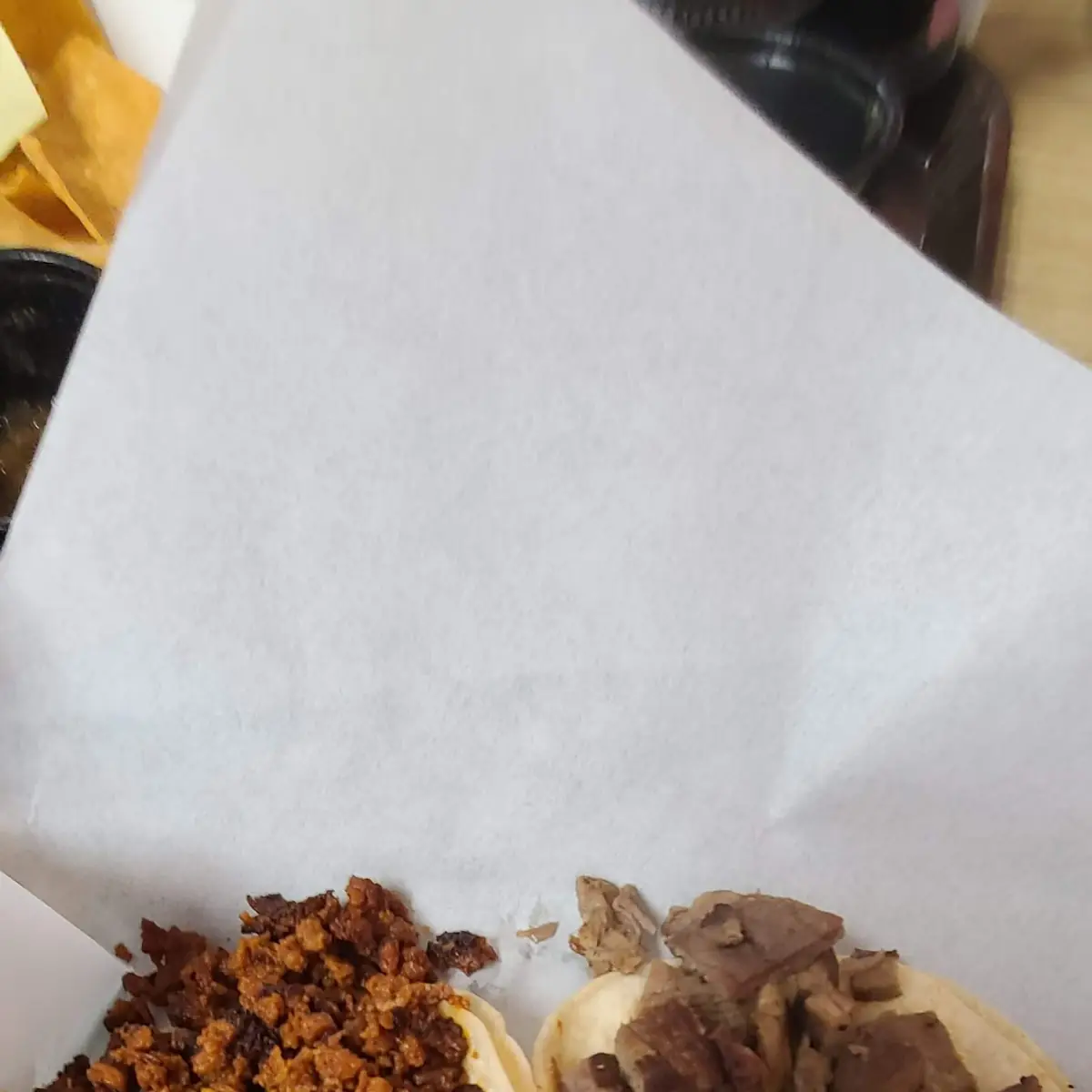 Carne Asada and Chorizo Taco