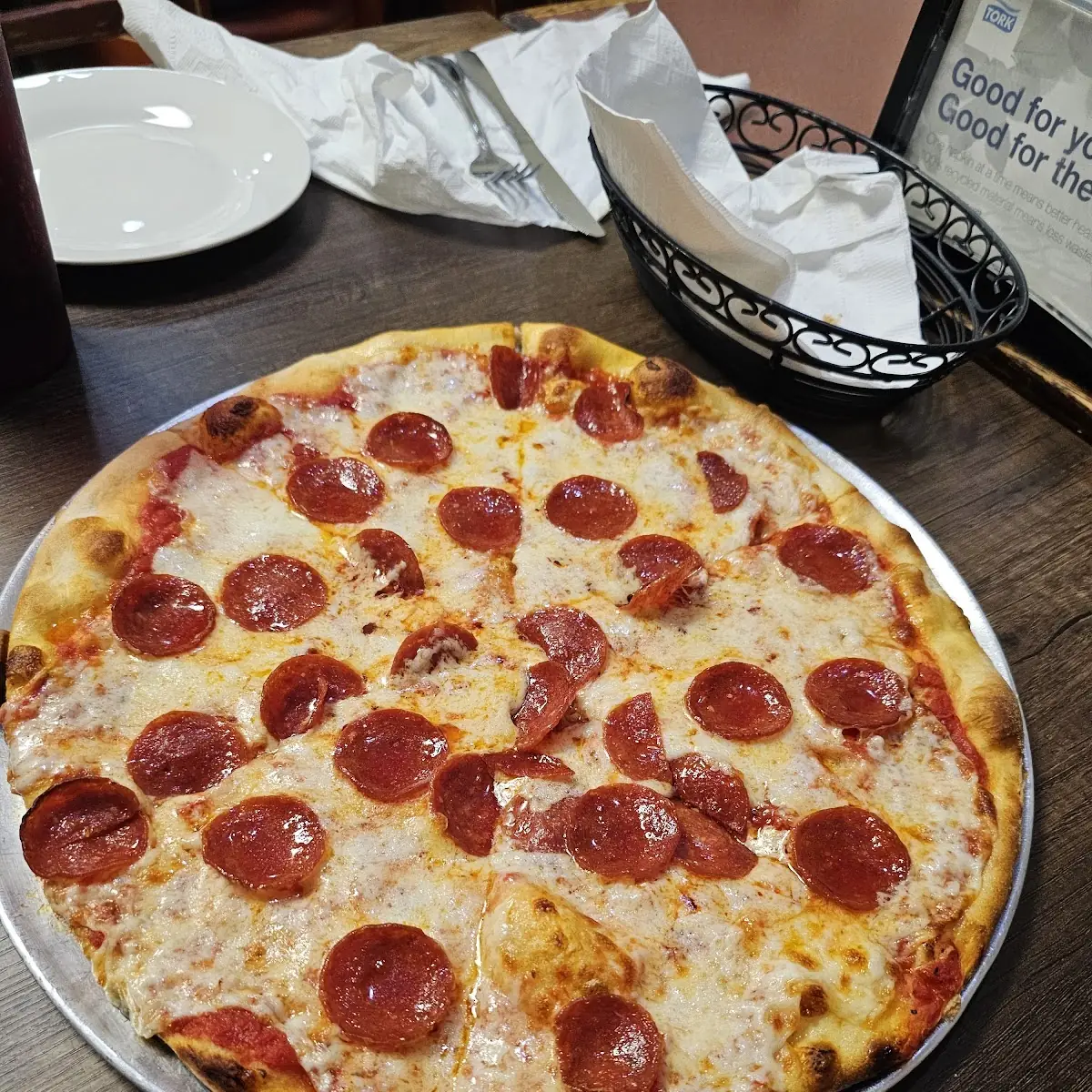 Pepperoni and Sausage Pizza