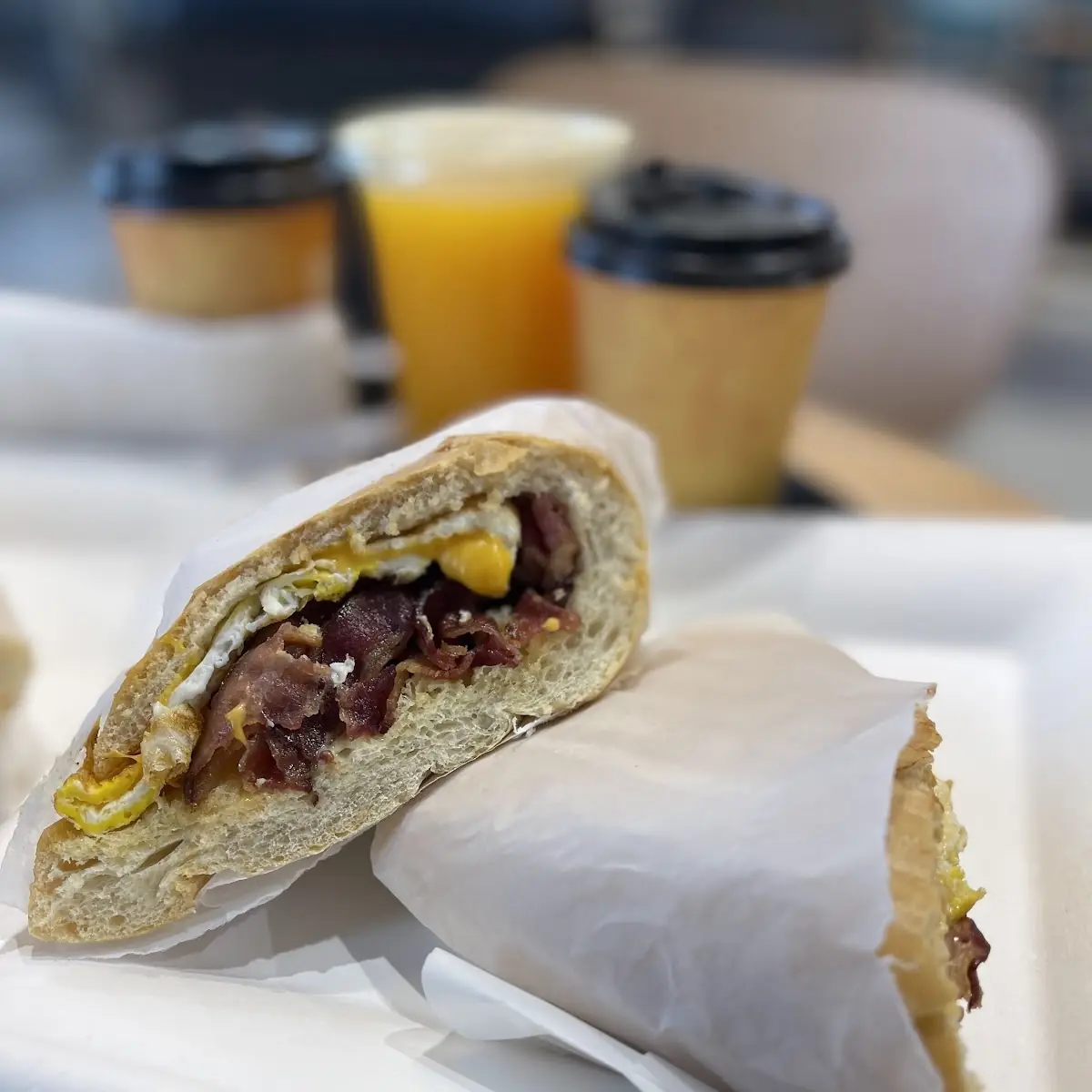 Bacon Egg and Cheese Sandwich