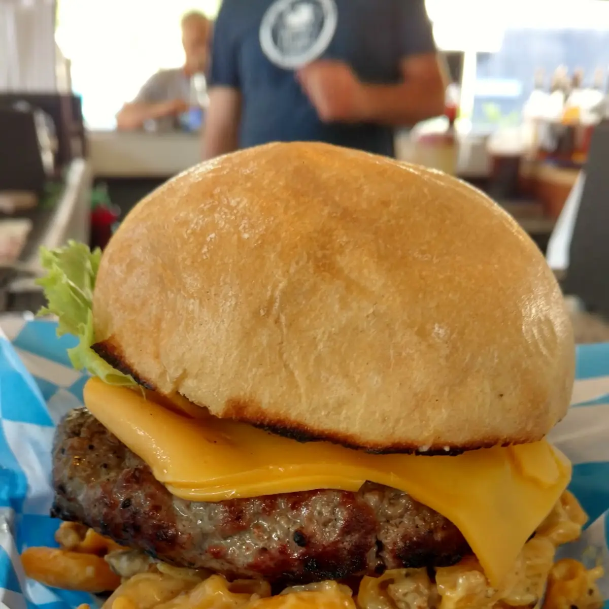 Mac and Cheese Burger