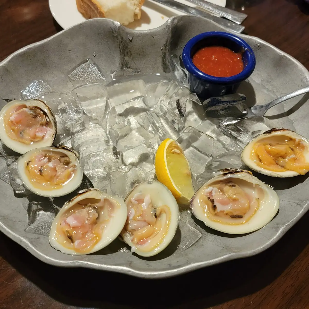 Littleneck Clams on the Half Shell