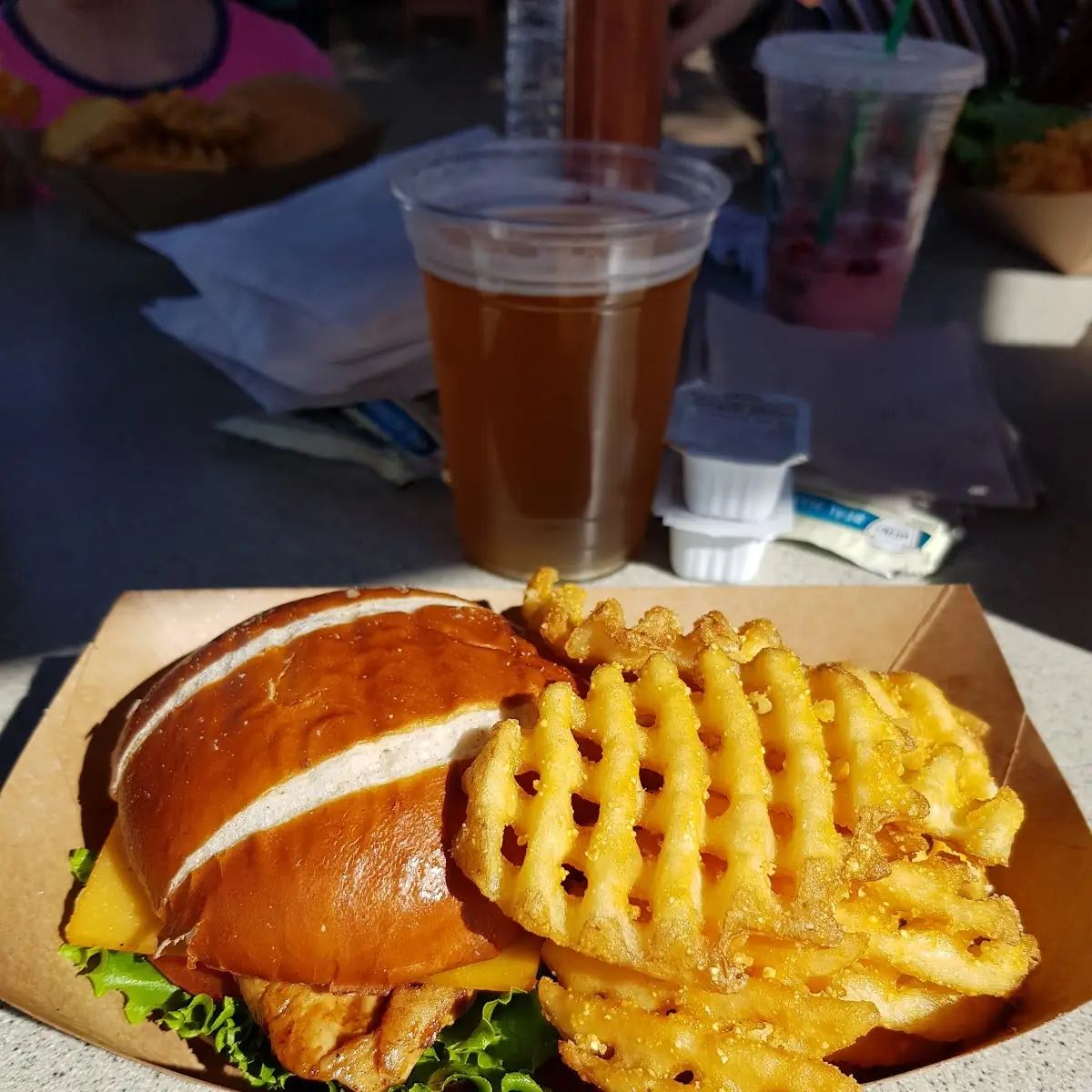 Grilled Chicken and Fries