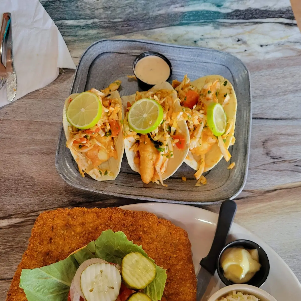 Tenderloin and Fish Tacos