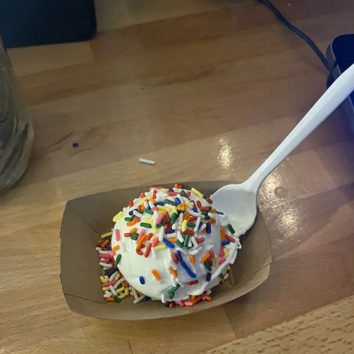Sweet Cream with Sprinkles
