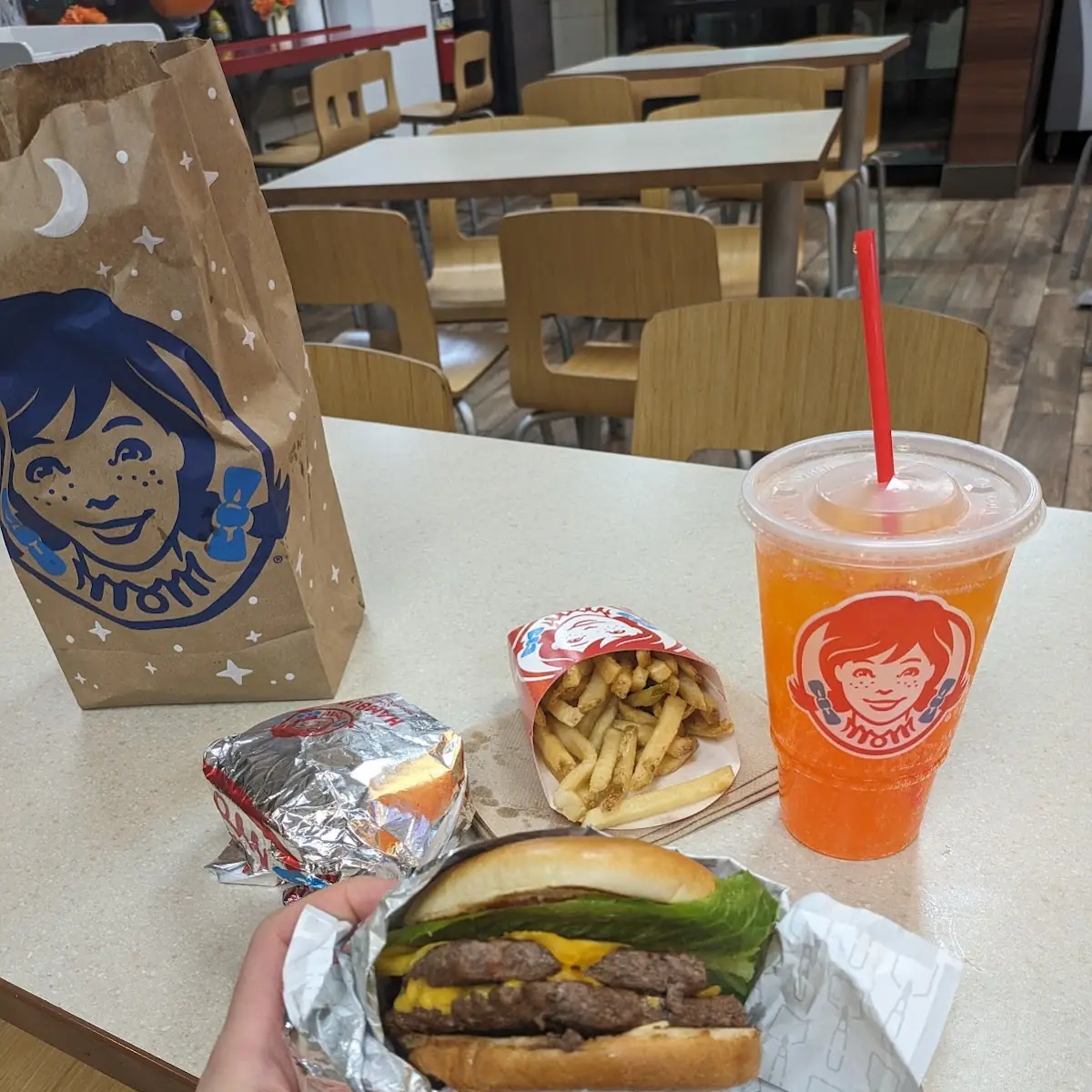 Dave's Double Cheeseburger Combo