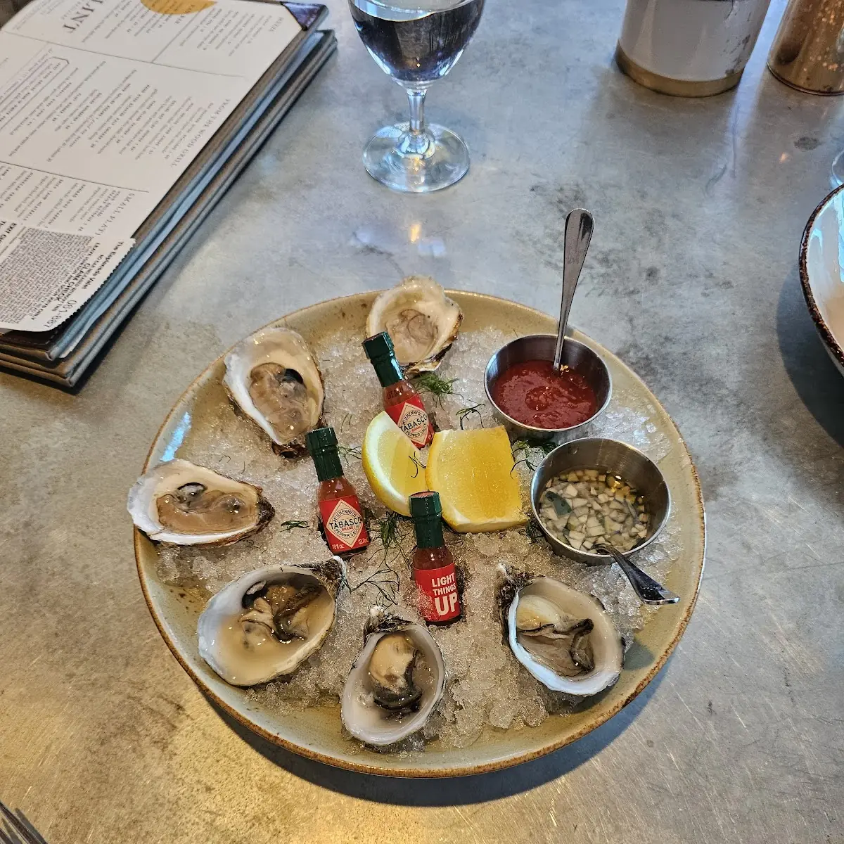 Oysters on the Half Shell