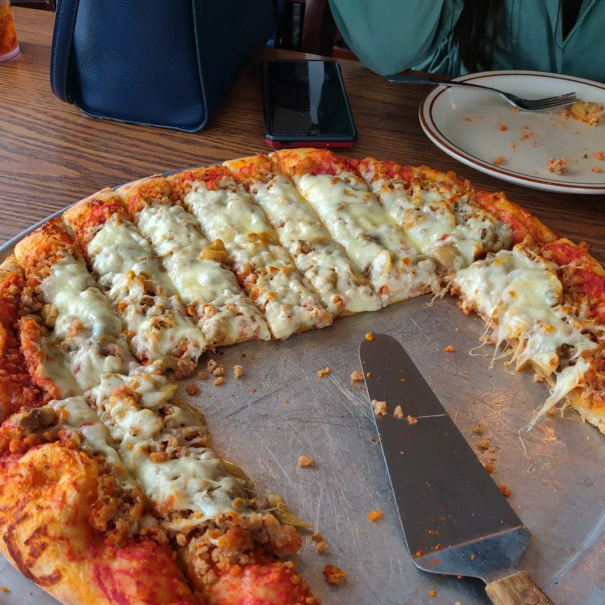 Sausage and Mushroom Pizza