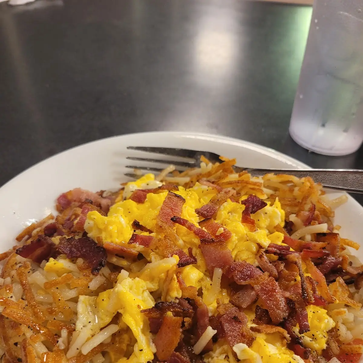 Bacon Egg Cheese Hashbrowns