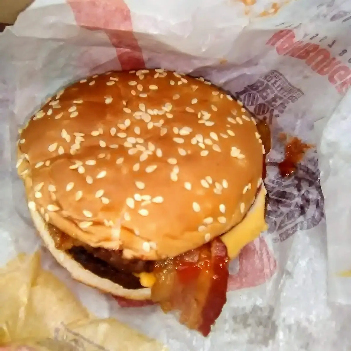 Bacon King Jr Cheeseburger