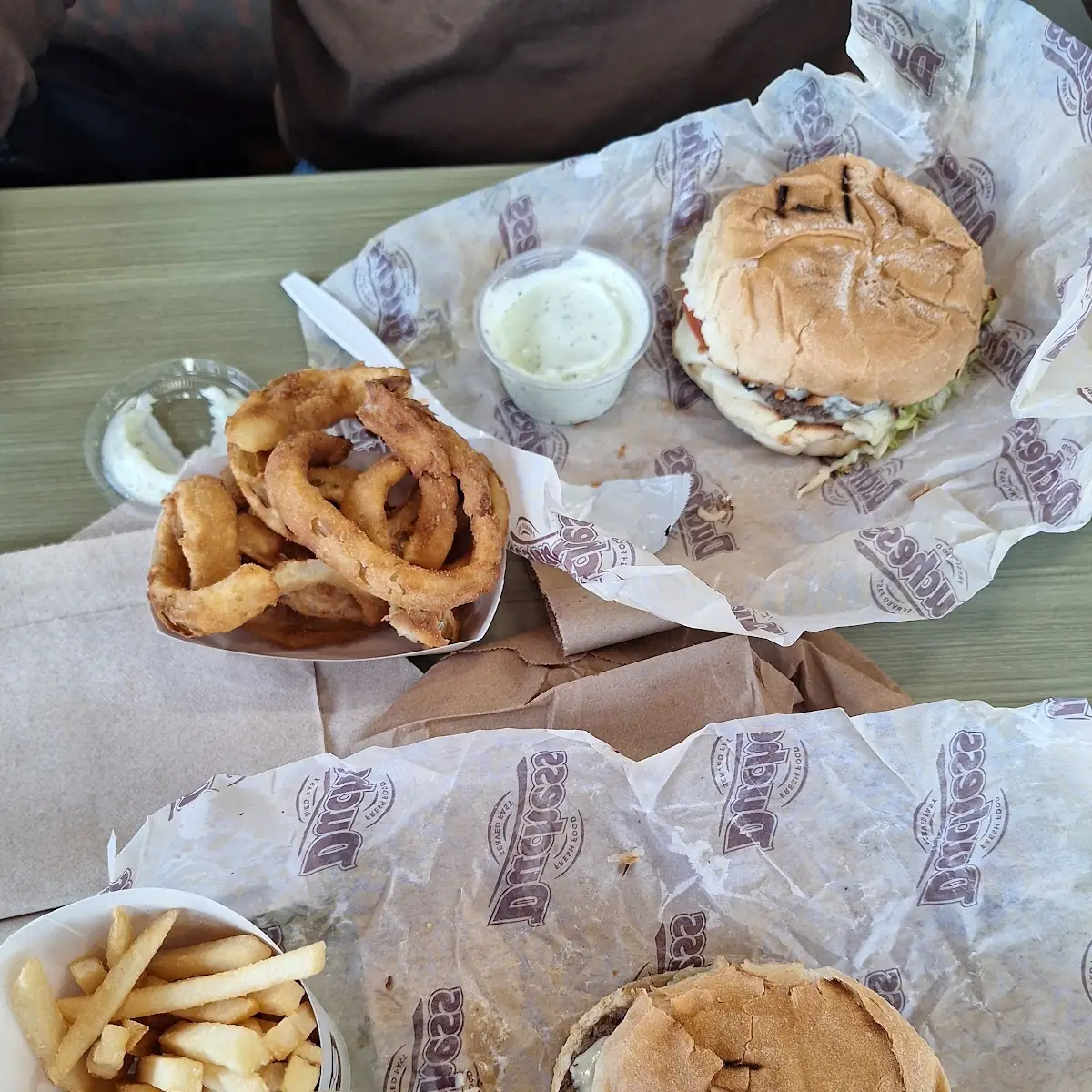 Double Big Double Cheeseburger Combo & Onion Rings